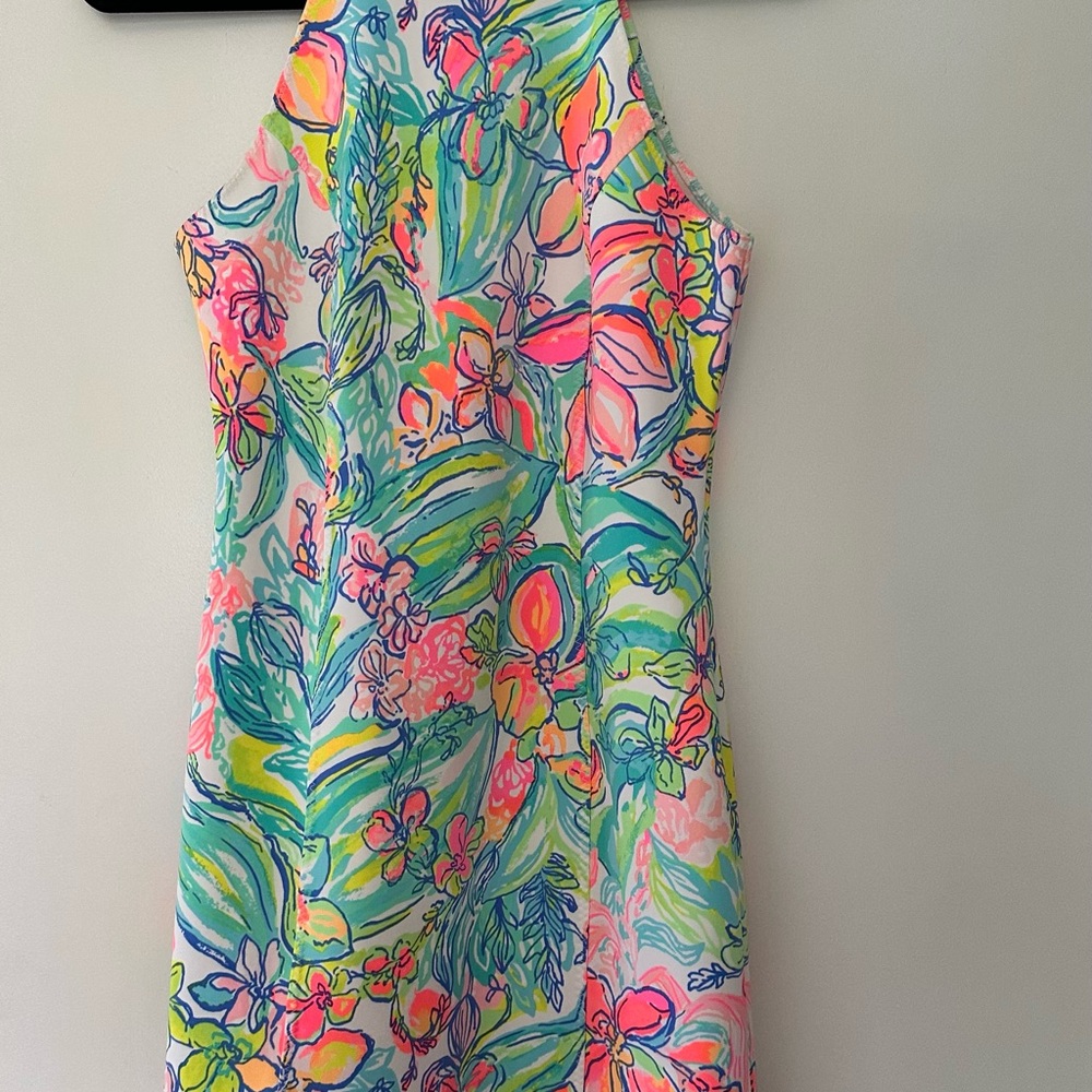 Lilly Pulitzer Floral Halter Dress